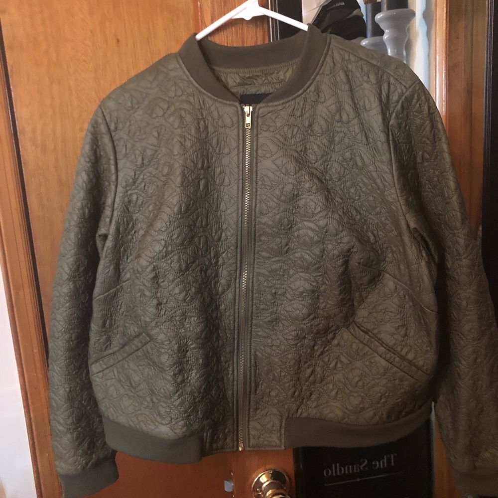 Eloquii bomber jacket